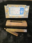 Vintage Antique Brass China Chinese Lock Padlock 4    Long With Box