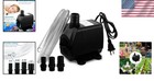 Submersible Pump With 4 Nozzles For Fish Tank Fountain