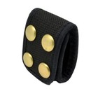 Perfect Fit Nylon Ballistic Double Wide Police Belt Keeper Brass Snaps Security