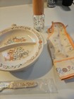 Vintage Pfaltzgraff Remembrance Selandia Melamine Child s Dish Set 5 Pc New 