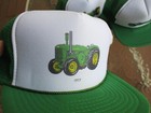 Vintage 90 s John Deere Tractor Snap Back Mesh Hat Lot  5  Nos
