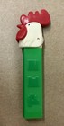 Vintage Pez Rooster Dispenser No Feet Yellow Head Green Stem Austria