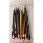 13pc Vintage Chinese Calligraphy Sumi-e Painting Brushes Bamboo Wood Set