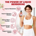 Liposomal Berberine Liquid Drops 1500mg Herbal Supplement Topshep