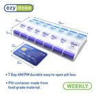 Push Button  7-day  Pill  Medicine  Vitamin Organizer   Weekly  2 Time