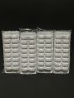 4 Pack Rubbermaid Ice Cube Tray  Easy Release  Plastic  White  16 Cubes