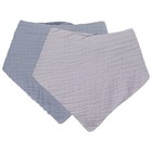  2 Pcs Thickened Cotton Saliva Towel Baby Girl Toddler Feeding Bibs For