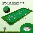 12 X 5 Ft  Large Professional Golf Training Mat Swing Putting Green Practice