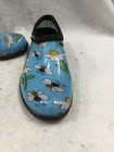 Sloggers Blue Bees Waterproof Rain   Gardening Shoes Womens 7 Slip On Usa Made