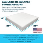 Foamma 6 X 26 X 26 High Density Upholstery Foam Padding Thick-custom Pillow