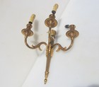 Vintage Brass Wall Light Sconce Lighting Gilt Old Rococo Old Antique French
