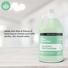 New liquid Gel Hand Sanitizer  128 Fl  Oz Refill Supply Container aloe Enriched