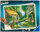 Ravensburger Creart River Cottage Paint By Numbers Kit For Adults - Painting Art