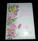 14 Vtg 60s Merry Mushrooms Postalette Style Stationery W  Seals Hot Pink