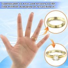 Ring Sizer For Loose Rings 16pk - Invisible Ring Guards Adjuster Fit 1-8mm Band