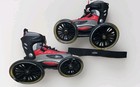 Landroller Mojo Angled Wheel Skates Red Gray - Size 7 Men   s   8 Women   s
