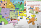 Eeboo United States 100 Pc Map Puzzle  New Age 5 Up  Teacher  State Facts 18x27