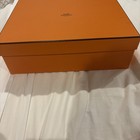 Hermes Box  100  Authentic Roughly 14 X 11 5 X 5    With Tissue Paper    