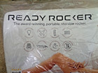 Ready Rocker Back Support Ivory Leather Like - Pu  Portable  Storable