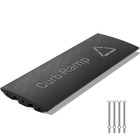 Wkingboom Classic Black Rubber Driveway Curb Ramp For Wheelcahir Lowprofile Car