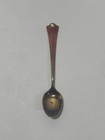 Vintage D-a David Andersen Norway Sterling Silver 925s Red Enamel Spoon W  Box 