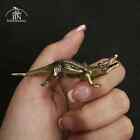 Antique Bronze Small Crocodile Statue Home Accessories Vintage Bronze