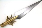 Medieval Warrior 10th Century High Carbon Steel Viking Spear Head W solid Brass 