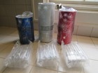 Valerie Parr Hill Set Of 3 Celebration Fireworks Hurricanes W Lights New
