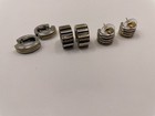 Trio Of Vintage Two Tone Gold silver Huggie Earrings