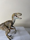 Papo Velociraptor Dinosaur Figure Rare Variant Prehistoric Collectible