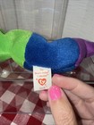 Ty Beanie Baby Inch The Inchworm Toy Vintage P v c  Pellets
