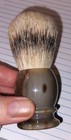 Silvertip Badger Shaving Brush With Genuine Horn Handle  new  - Free Shipping