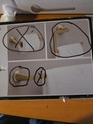 Delta Sparrow Accessory Set Spr63-cz   Towel Ring  Toilet Brackets 