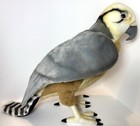 Hansa Creations Aplomado Falcon Realistic Bird Of Prey Animal Plush Toy Rare Htf