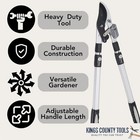 Tree Trimmer Loppers Double Ratcheting Bypass Pruners Extendable 26 -40  Handles