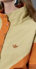 Adidas Originals  Asos Women   s Colorblock 1 2 Zip Windbreaker Jacket Orange
