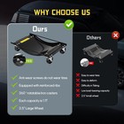 4pcs Car Dolly 10000lbs Capacity Wheel Dolly Heavy Duty Vehicle Dolly Car Moving