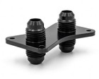 Dual -6an Bulkhead Panel Fitting Sprint Car Dash Road Race