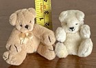 Lot 2 Miniature Tiny Artist Soft Plush Adorable Jtd Teddy Bears Jtd 1-2    Cute 