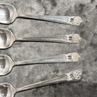1847 Rogers Brothers Is  eternally Yours  Silverplate Set 4 Teaspoon 6 1 8  Vntg