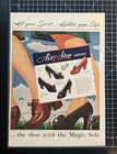 Air Step Shoes Brown Shoe Co St  Louis Magic Sole Fashion Vintage Print Ad 1943