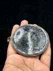 Big Amazing Rare Ancient Roman Glass Pendant With Real Patina