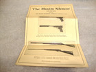 1923 The Maxim Silencer Foldout Brochure  Winchester Remington Colt 22 Gun Parts