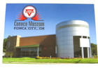 Conoco Museum Postcard And 2 Conoco Logo Stickers Ponca City Oklahoma