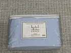 New Hotel Collection Superior Luxury Linens 400 Tc 4 Piece Blue Sateen Queen Set