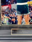 Larry Bird  33 Boston Celtics 8x10 Professionally Framed   Matted W nba Hologram