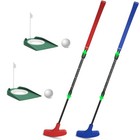 2 Pack Golf Putters For Men   Women - Adjustable Mini Training Club Set  2 Balls