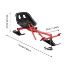 Winter On Ice Snow Scooter Snow Ice Skate Ski Bike Snow Racer For Adults   Kids