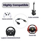 Kisumi Usb Breakaway Cable For Logitech G920 G923 G27 G29  Ferrari 458 Spider Ra