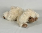 Gund Cream Lamb Lambsalot Plush Brown Face Feet 14  Stuffed Animal Laying  3323